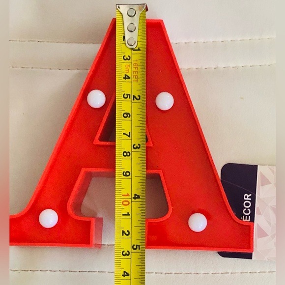 3 LED light up Assorted alphabet letters (A B C J K L M S) new - Picture 10 of 16